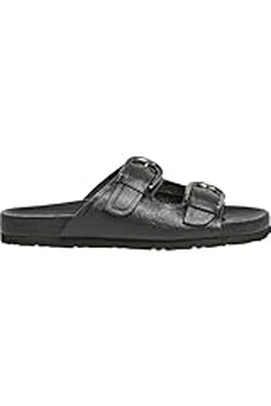 Pepe Jeans Oban Block Sandalia para Mujer, (Black), 6