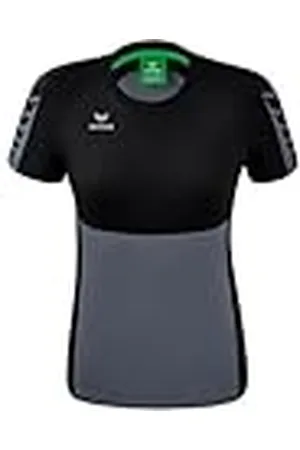 Erima Mujer Six Wings Camiseta, Slate Grey, 44