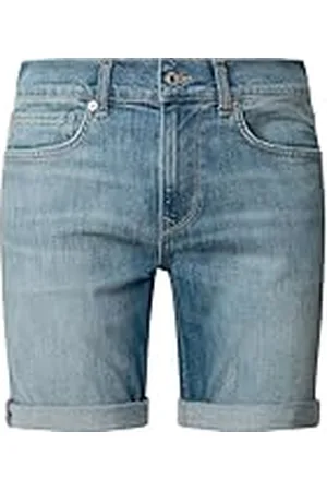 Pepe Jeans Slim Short Pantalones Cortos, Azul (Denim-Ic0), 36W para Hombre