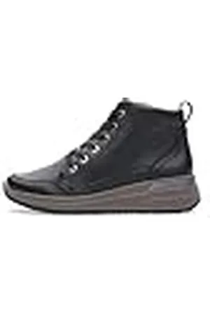 ARA Garda, Zapatillas Mujer, Negro, Gris, 38.5 EU Ancho