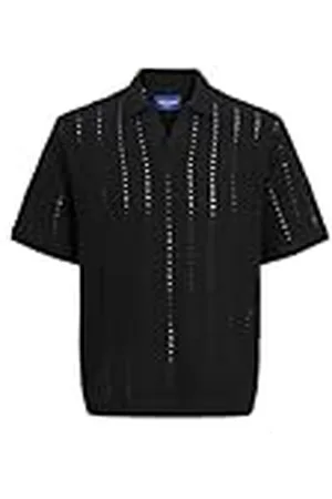 JACK & JONES Polo Jorparos Knit Easter SS Crochet, , S Hombres