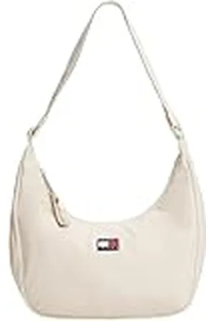 Tommy Hilfiger Bolso bandolera Mujer Urban X-Body con cremallera, Marfil (Newsprint), Talla Única