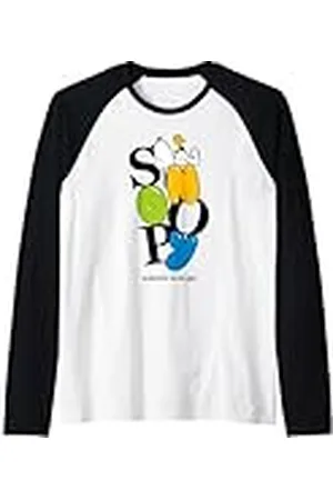 Peanuts Snoopy Sleeping is an Art Camiseta Manga Raglan