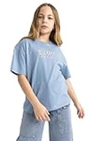 DeFacto Camiseta para niña - camisetas de moda para niños - camisetas para niña - camisetas para niña