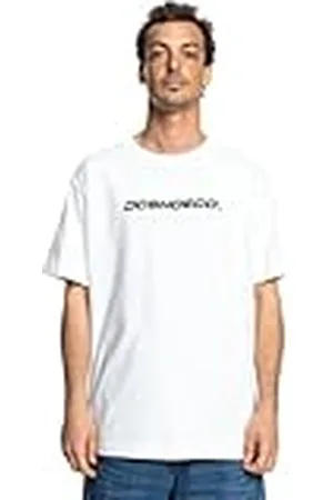 Dcshoes Whereabouts LHSS Camiseta, White, Medium Hombre