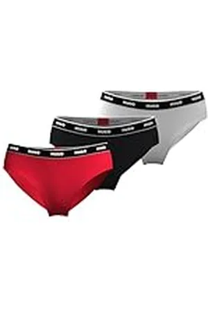 HUGO BOSS Triplet Brief Stripe Ropa Interior, , M (Pack de 3) para Mujer