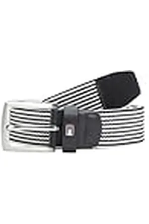 Tommy Hilfiger Cinturón Hombre Denton Elastic 3,5 cm trenzado, Azul (Space Blue), 115 cm