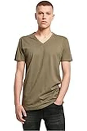 Build Your Brand Light T-Shirt V-Neck Camiseta, , S para Hombre
