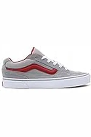 Vans Caldrone, Zapatillas para Hombre, SUEDE/MESH CHARCOAL/RED, 50 EU