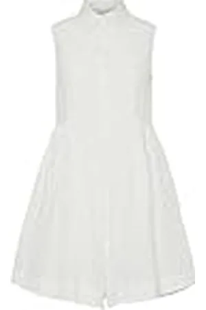 Y.A.S Holi Holi SL Shirt Dress S. Noos, Color Blanco, M Mujeres