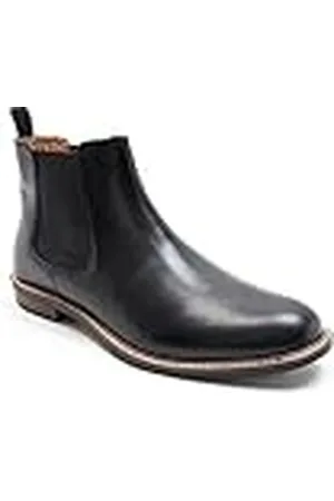Thomas Crick Red Tape Bateman, Botas Chelsea Hombre, Negro (Black 0), 43 EU