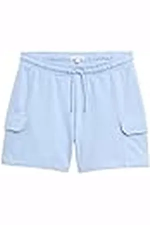 TOM TAILOR 1048222 Bermudas-Pantalones Cortos, 36325-Soft Blue, 140 para Niñas