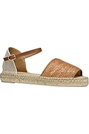 Geox D LAMPEDUSA B, Sandalia Plana Mujer, Camel/Lt Taupe, 36 EU