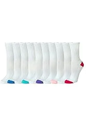 Amazon Calcetines de algodón Ligeramente Acolchados Mujer, 10 Pares, , 36-39.5