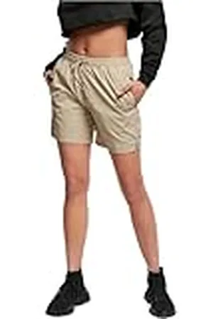 Urban classics Ladies Crinkle Nylon Shorts Pantalones Cortos, , M para Mujer