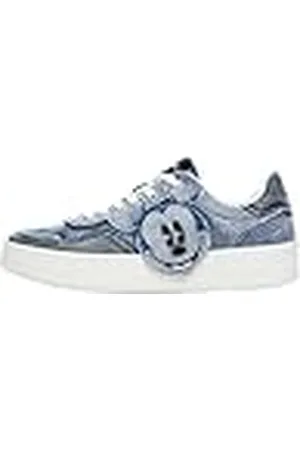 Desigual Shoes 4 Mujer Denim Zapatillas Bajas, , 41 EU
