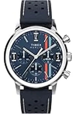 Timex Reloj Cronógrafo para para Hombre de Cuarzo con Correa en Cuero TW2W99000