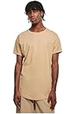 Urban classics Long Shaped Turnup tee Camiseta, , XXL para Hombre