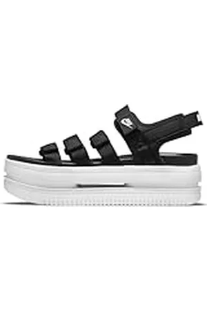 Nike W Icon Classic Sandal, Sneaker Mujer, Black/White-White, 38 EU