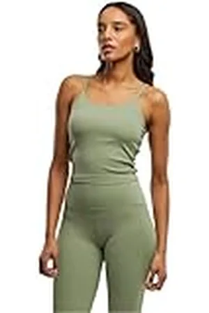 Urban classics Tb7810-ladies Sports Top Adjustable Chaleco, Color Verde, M Mujeres