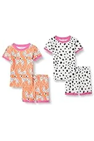 Amazon Conjuntos de Pijama Ceñidos de Algodón Unisex Niño, , 5 años
