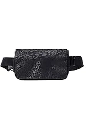 TOTTO Riñonera Mujer, Modelo Ludana, Medidas 13 x 21 x 4 cm, con 1 Compartimento Principal y 2 Bolsillos Delanteros, Tejido Resistente y de Calidad, Tira Ajustable, Color