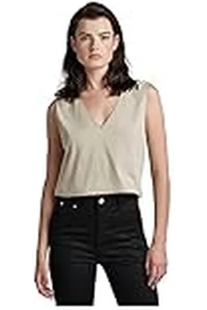 G-Star Para Mujer Chaleco Boxy Cropped Graphic, , L