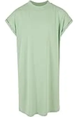Urban classics Girls Turtle Extended Shoulder Dress, Vestido Niñas,