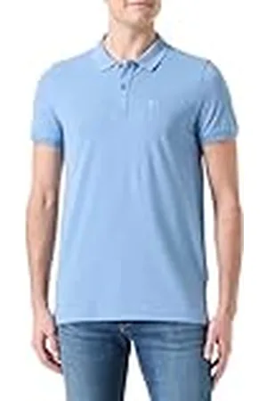 Tommy Hilfiger Polo de Manga Corta Hombre Slim Fit, Azul (Colorado Blue), XXL