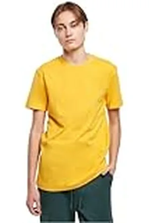 Urban classics Basic Tee, Camiseta para Hombre, Amarillo , 4XL