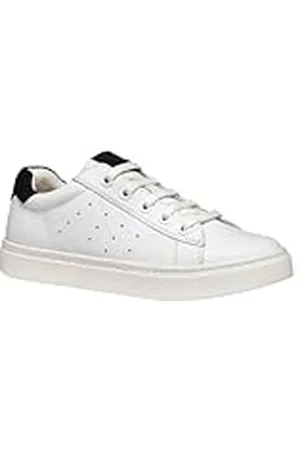 Geox J NASHIK Boy A, Zapatillas, White/Black, 32 EU