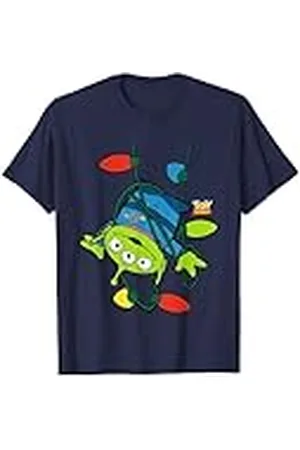 Disney Navidad Toy Story Christmas Lights Alien Camiseta