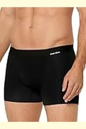 Nur Die Boxer Bambus Herren Boxershorts Bamboo Weich Atmungsaktiv Flexibel Unterhosen Ohne Einschneidener Elastischer Gummibund, , L Hombres