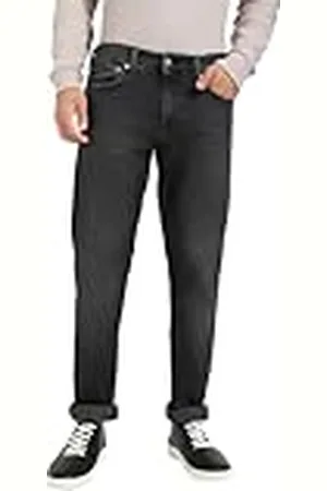 Calvin Klein Vaqueros Hombre Slim Elásticos, Negro (Denim Black), 29W/34L