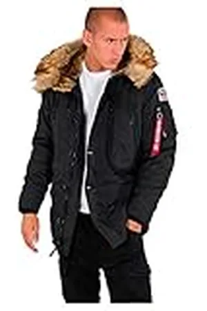 Alpha Industries Polar Chaqueta, Negro (Black-03), XXL para Hombre