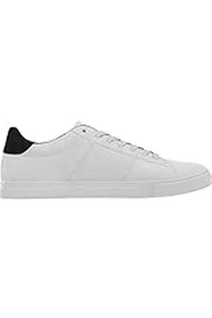 Tommy Hilfiger Core Vulc Varsity Monogram FM0FM04350, Zapatilla Vulcanizada Hombre, (White), 42 EU