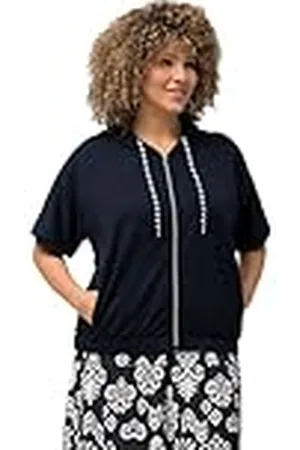 Ulla Popken Sudadera con Capucha, , 50-52 para Mujer