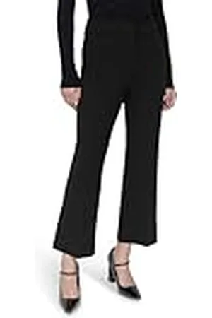 DKNY Pantalones Career de Pierna Ancha Casuales de negoci, , 48 para Mujer