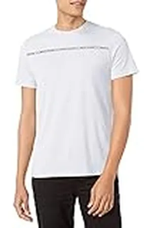 Armani Exchange Camiseta de Manga Corta Micro Milano/NY Logo, , XS para Hombre