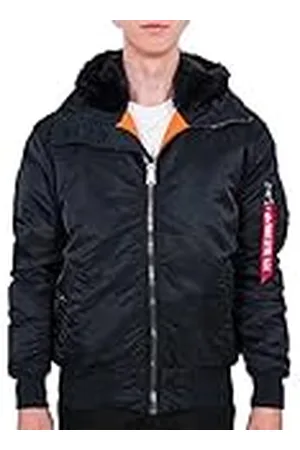 Alpha Industries Alpha MA-1 Hooded Chaqueta, , XL para Hombre