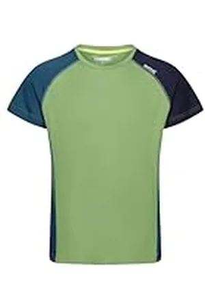 Regatta Camiseta Corballis para Hombre, piquant/Azul marroquí, L