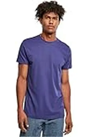 Urban classics Basic Tee, Camiseta para Hombre, Azul , XS