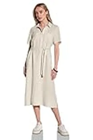Street one A144338 Vestido de Manga Corta con Botones, , 42 Mujeres