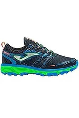 Joma Serie sima jr, Zapatillas Deportivas, Marino-Verde Fluor, 39 EU