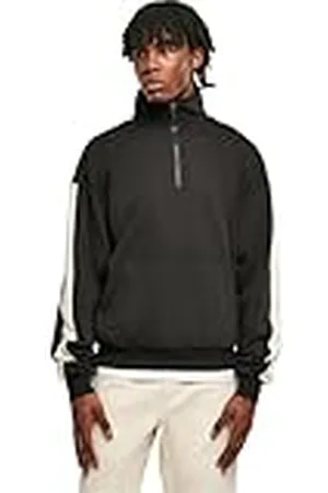 Urban classics Striped Troyer Sudadera, , 4XL para Hombre