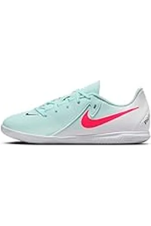 Nike Jr. Phantom GX 2 Club Botas de fútbol IC niño/a pequeño/a, Soccer Shoe, Mint/Atomic Red-Off Noir, 33.5 EU