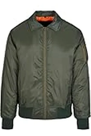 Build Your Brand Chaqueta Collar Bomber Jacket, , XXXL para Hombre