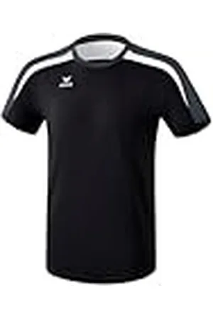 Erima Liga 2.0 Camiseta, Unisex niños, Negro/Blanco/Gris Oscuro, 152