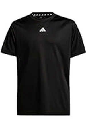 adidas Unisex niños Train Essentials Logo Regular Fit T-Shirt Junior, Black/White, 13-14 Years