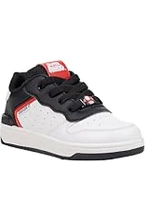 Geox J WASHIBA Boy C, Zapatillas, White/Black, 28 EU